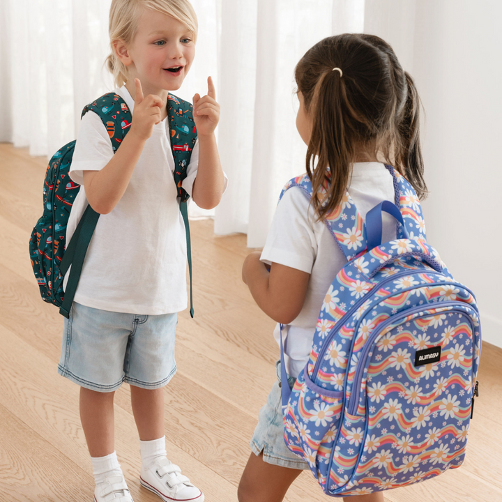 Rainbow Daisy Small Kids Backpack