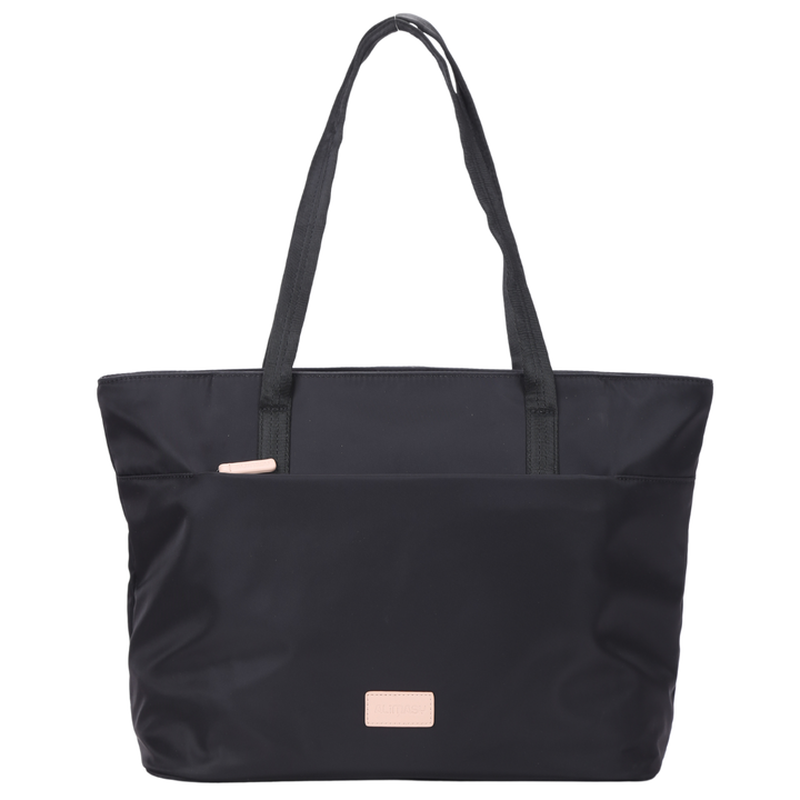 Black Nylon Tote Bag