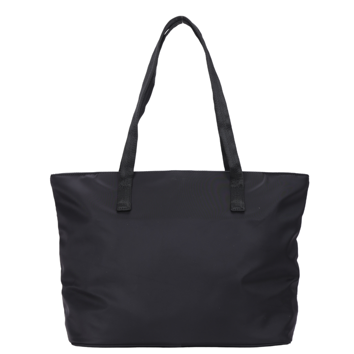 Black Nylon Tote Bag