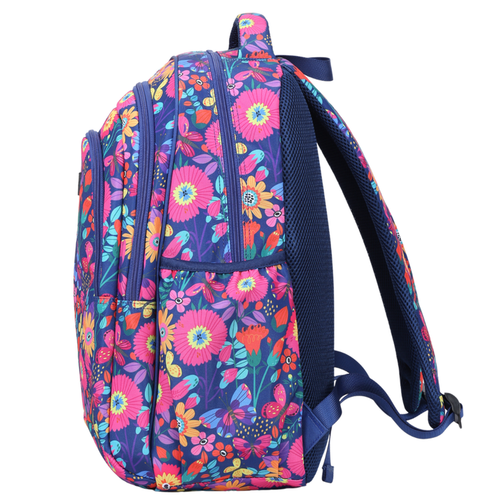 Blooms & Butterflies Large School Backpack