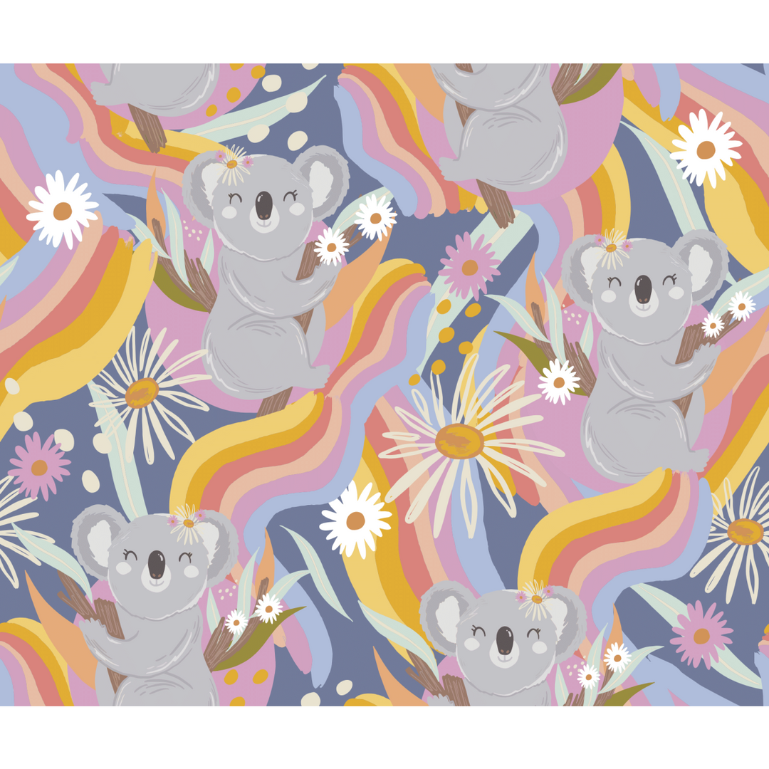 Cheerful Koala Large School Backpack - Alimasy