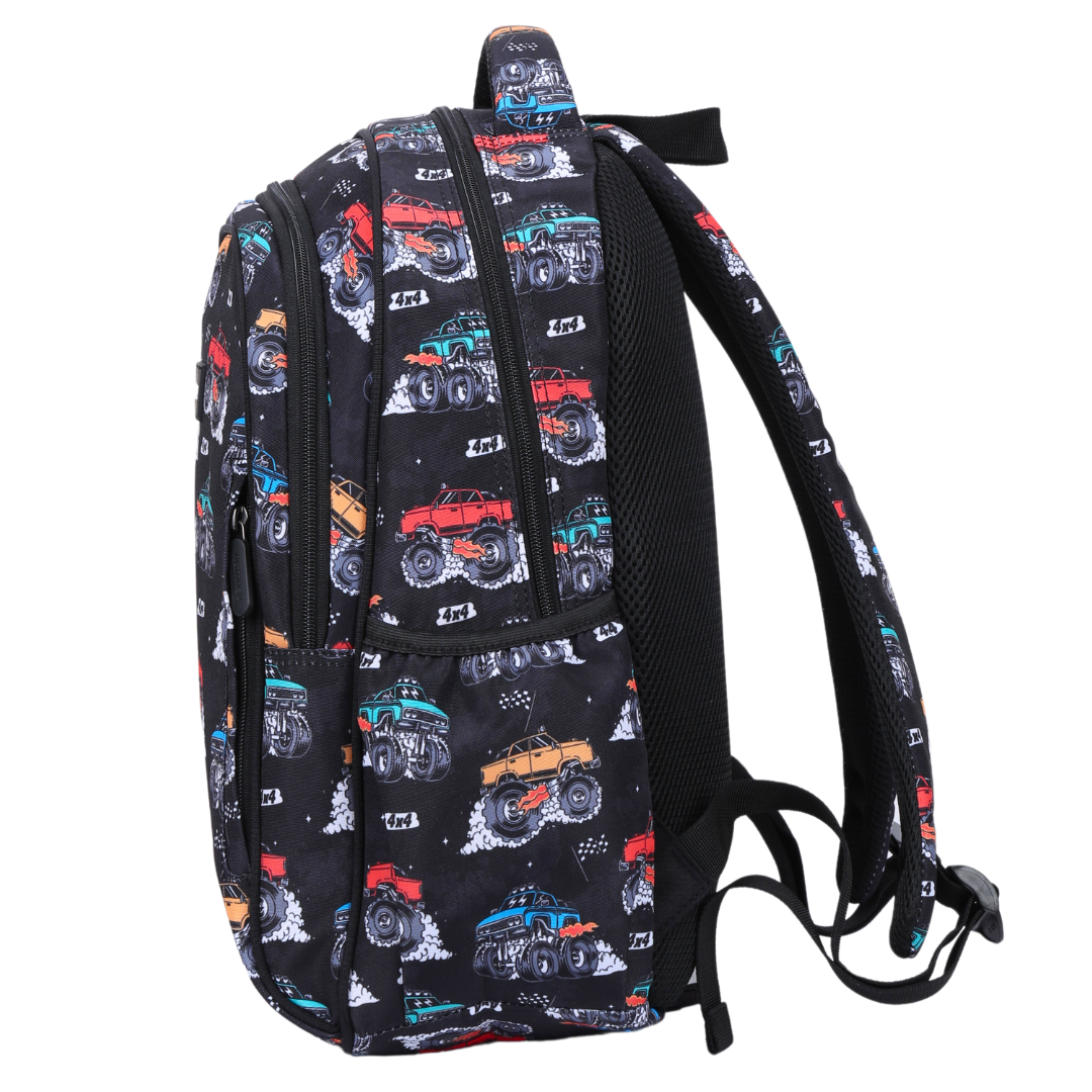 Monster Trucks Midsize Kids Backpack