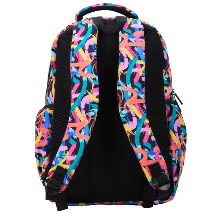 Paint Swirls Large School Backpack