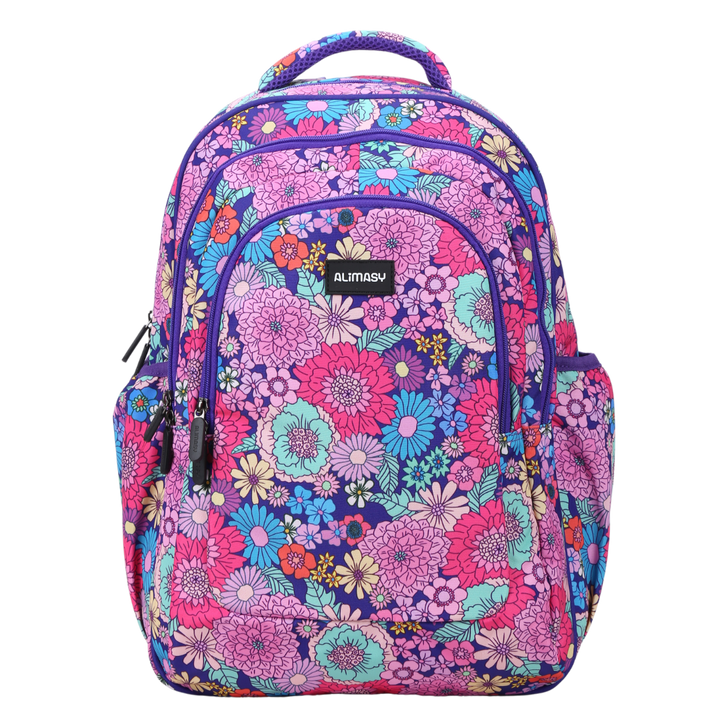 Summer Flowers Large School Backpack