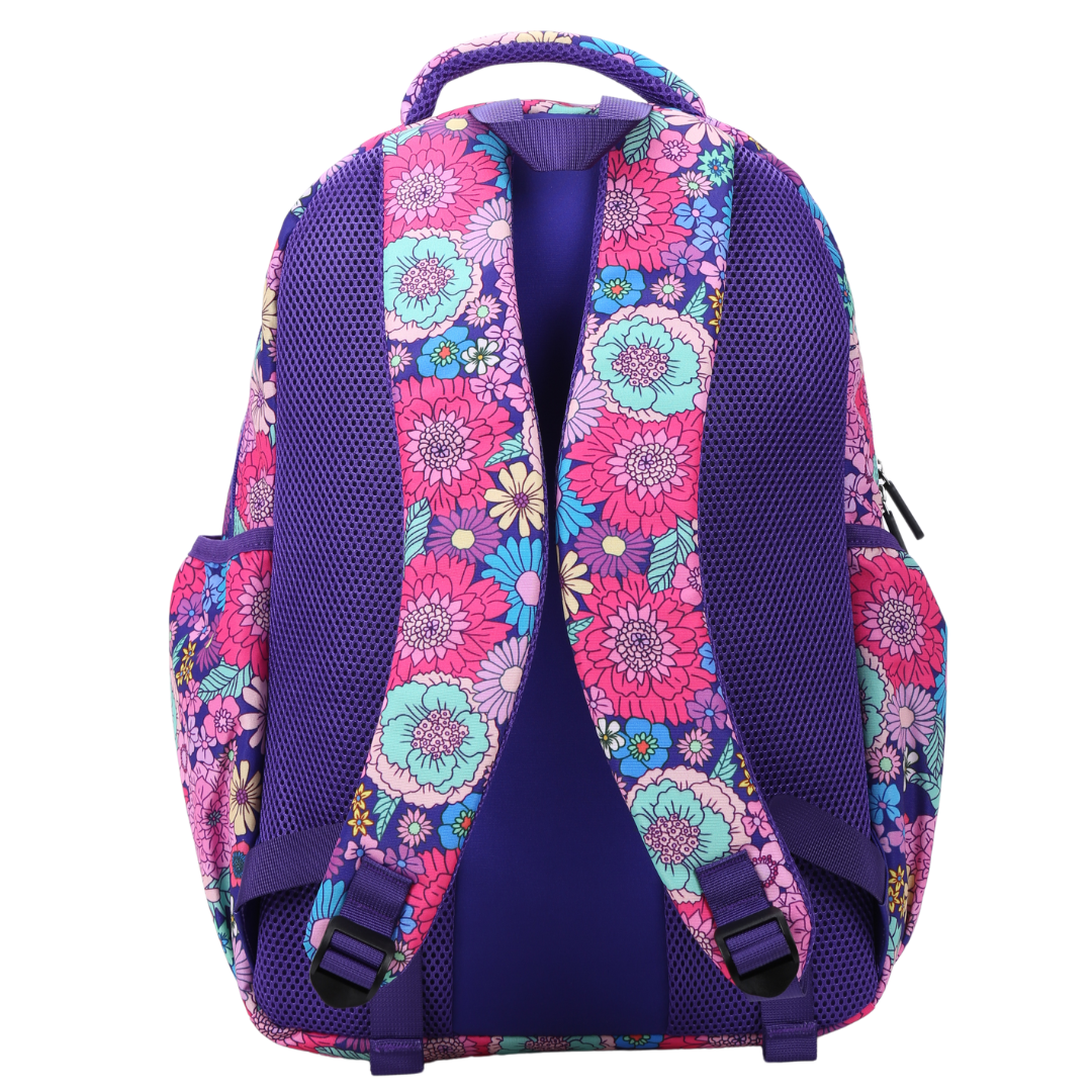 Summer Flowers Large School Backpack