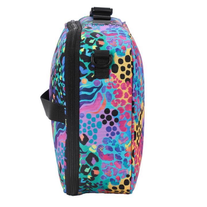 Large Insulated Lunch Bag Electric Leopard