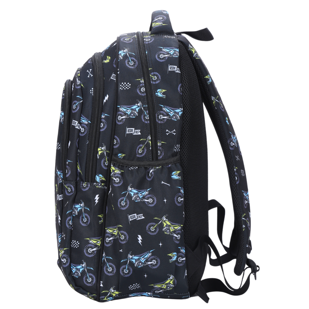 Motorcross Large School Backpack